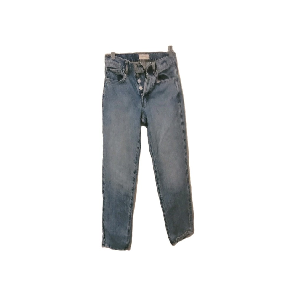 Pacsun Stretch‎ Dad Jean Size 23 Straight Medium Wash Blue Denim